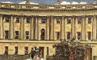 royal crescent hotel, bath, england